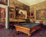 The Billiard Room at Menil-Hubert 1892